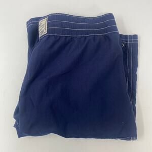 Polo Ralph Lauren Boys Large Navy Blue Swimming Board‎ Shorts w/ Big Pony